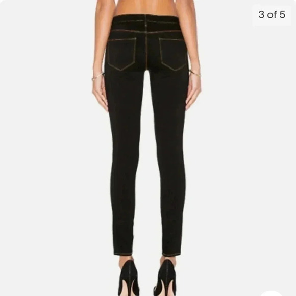 L'AGENCE 'Chantal' Low-Rise Skinny Jeans, Angelina - Picture 9 of 13